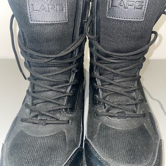 MENS LAPG TAC ATHLETE 7” BOOTS SIZE 8 BLACK - Excellent Condition - Picture 10 of 10